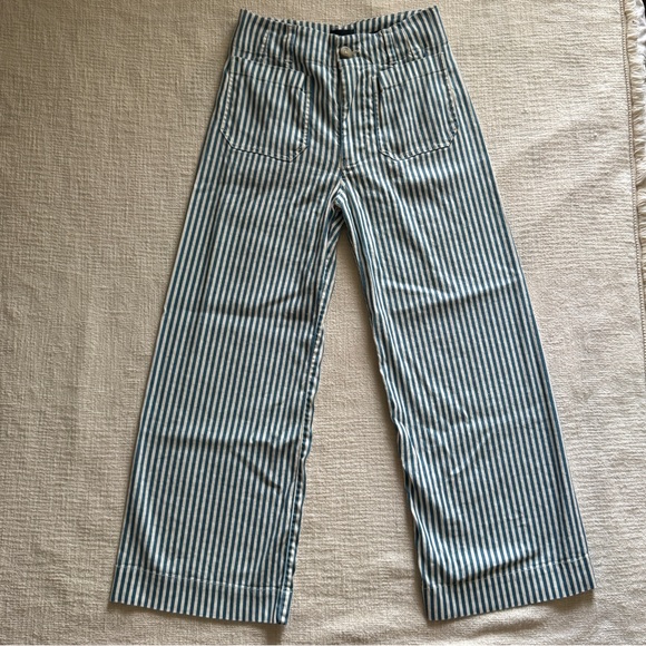 Maeve Pants - Maeve Colette Pants, Blue & White Stripes, Size 27